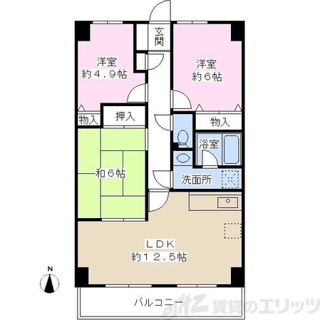 グレーシア大西の物件間取画像